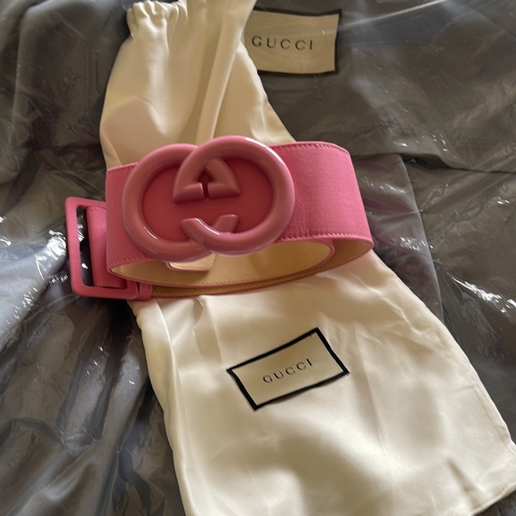 GUCCI WOOL SILK CREPE CADY ROMPER W/ GG BELT Size 4(US) - Picture 9 of 10